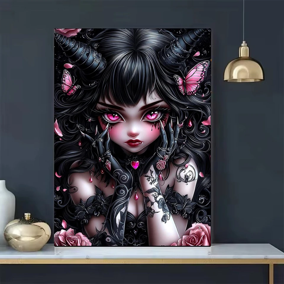 Home Decor Gothic - Pintura de Diamantes 2026 Mosaico de