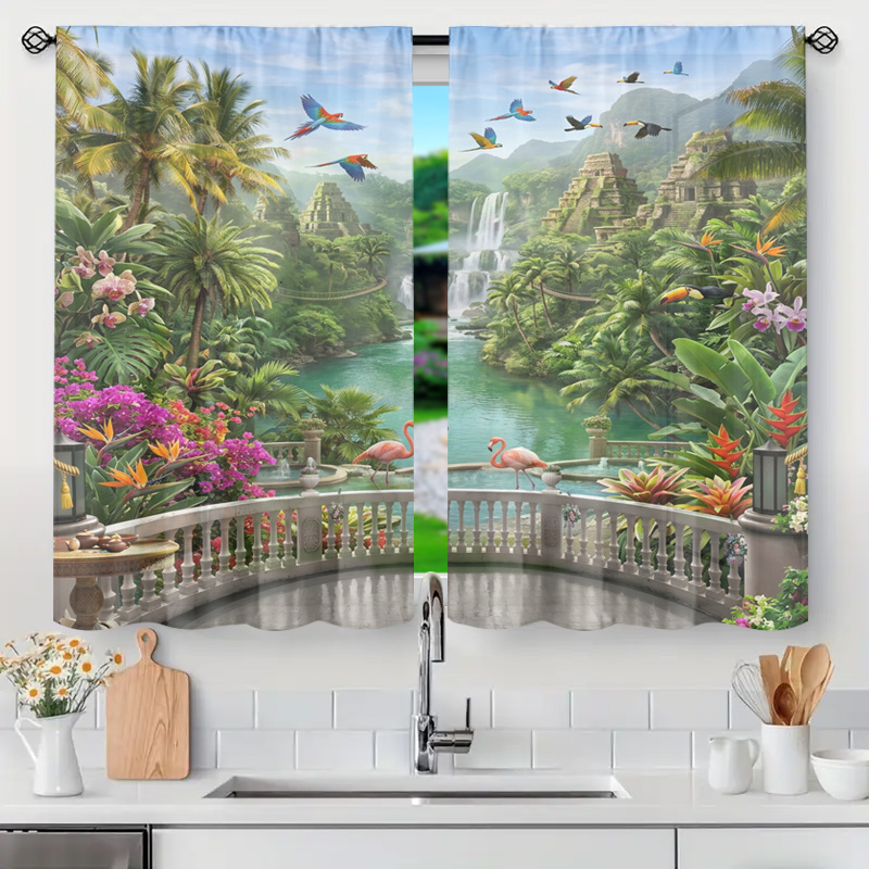 Home Decor Bali - Cortina Decorativa con Diseño de Cascada