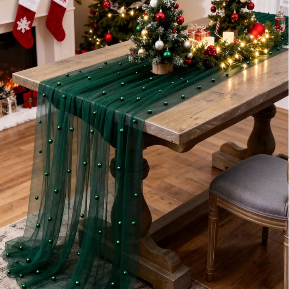 Linen Table Runner - Camino de Mesa de Lujo para