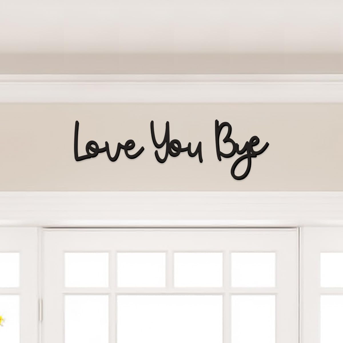 Home Decor Express - Love You Bye - Letrero de