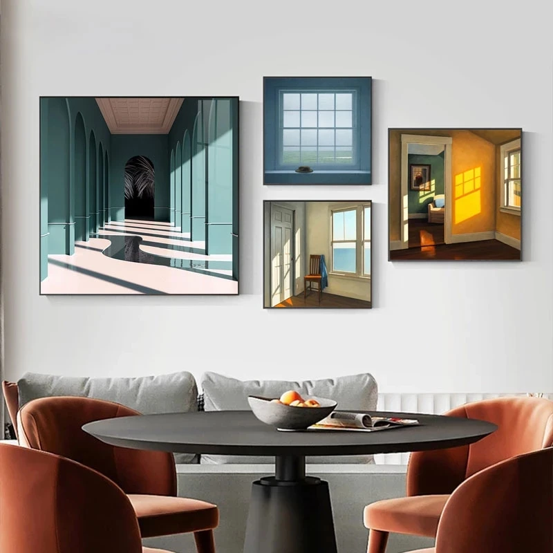 Home Decor Outside - Pintura en lienzo de paisaje exterior
