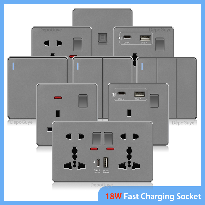 Home Decor Outlet - Reino Unido 13A con USB tipo