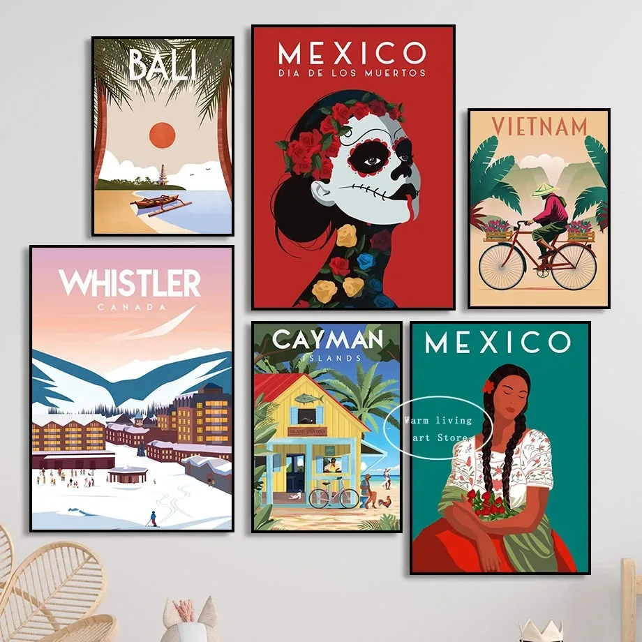 Home Decor Bali - Viaje Canadá Finlandia Chile Malta Marruecos