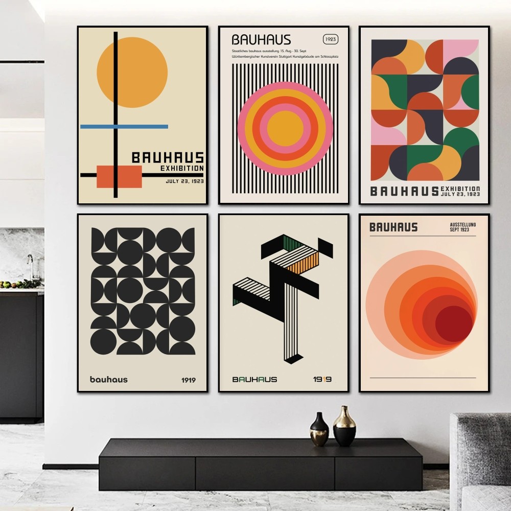 Home Decor Outside - (Pintura en estaño 2D) Póster geométrico