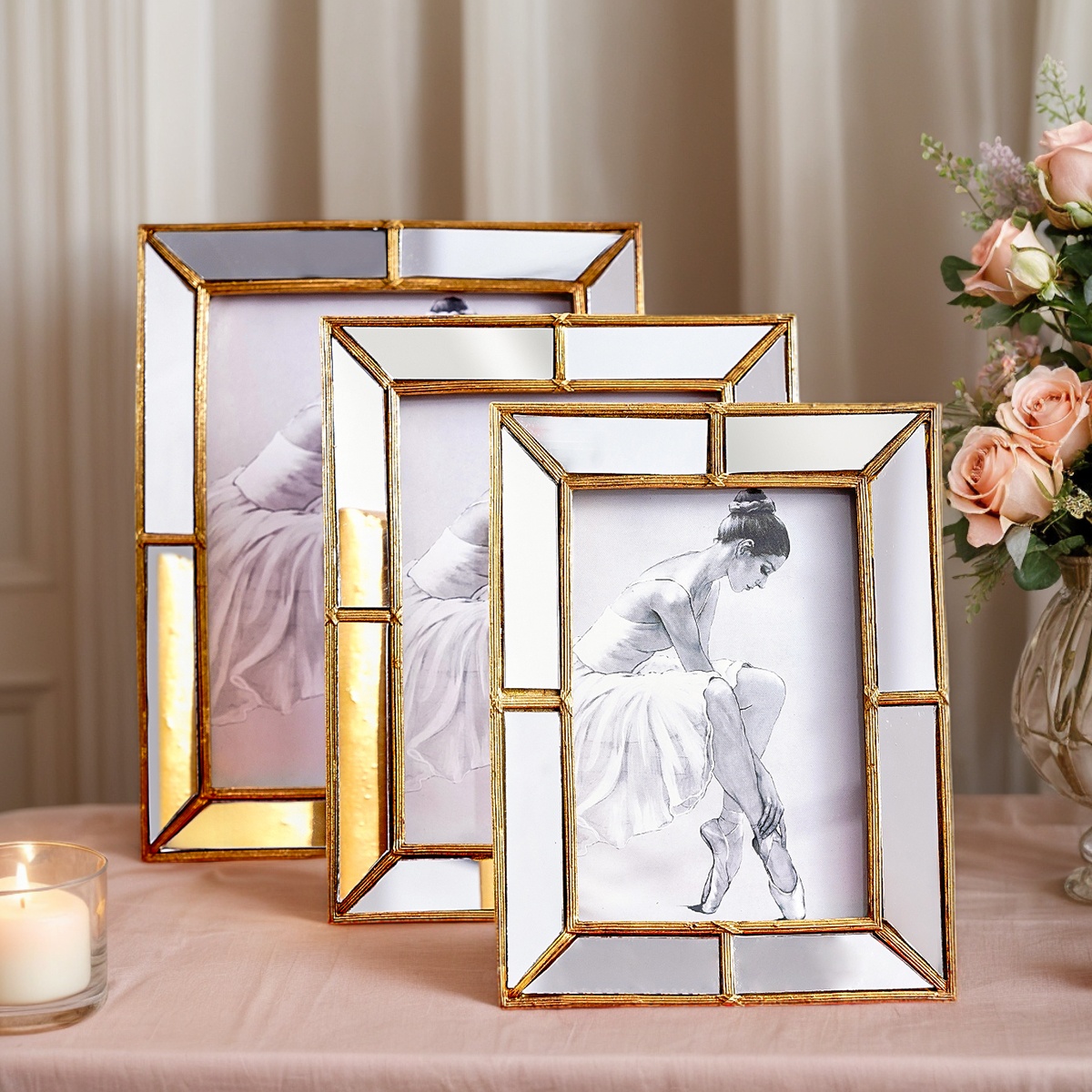 Bamboo Photo Frame - 1 unidad, un marco para fotos