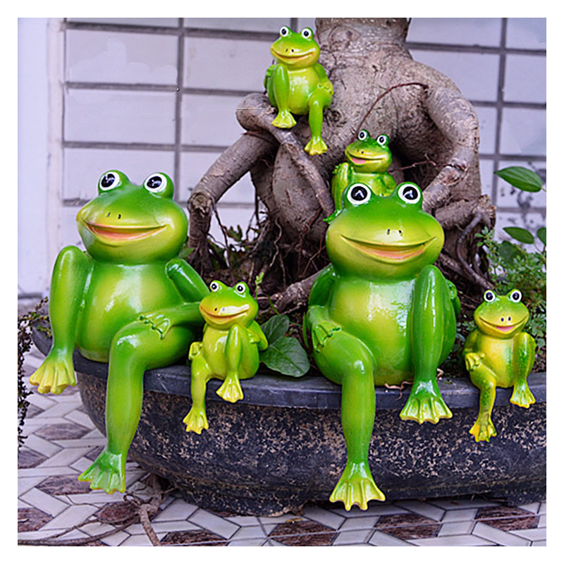 Home Decor Store - 2 unids/set de estatua de ranas