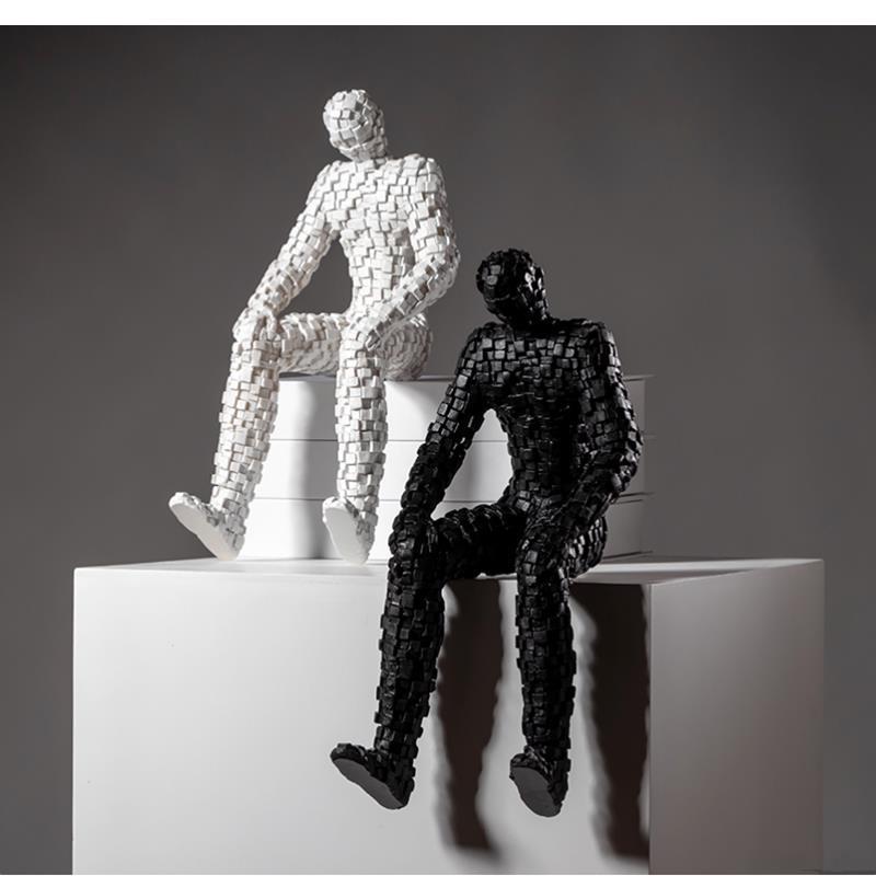 Abstract Sculpture Resin - Figuras de Mosaico, Escultura, Arte Abstracto,