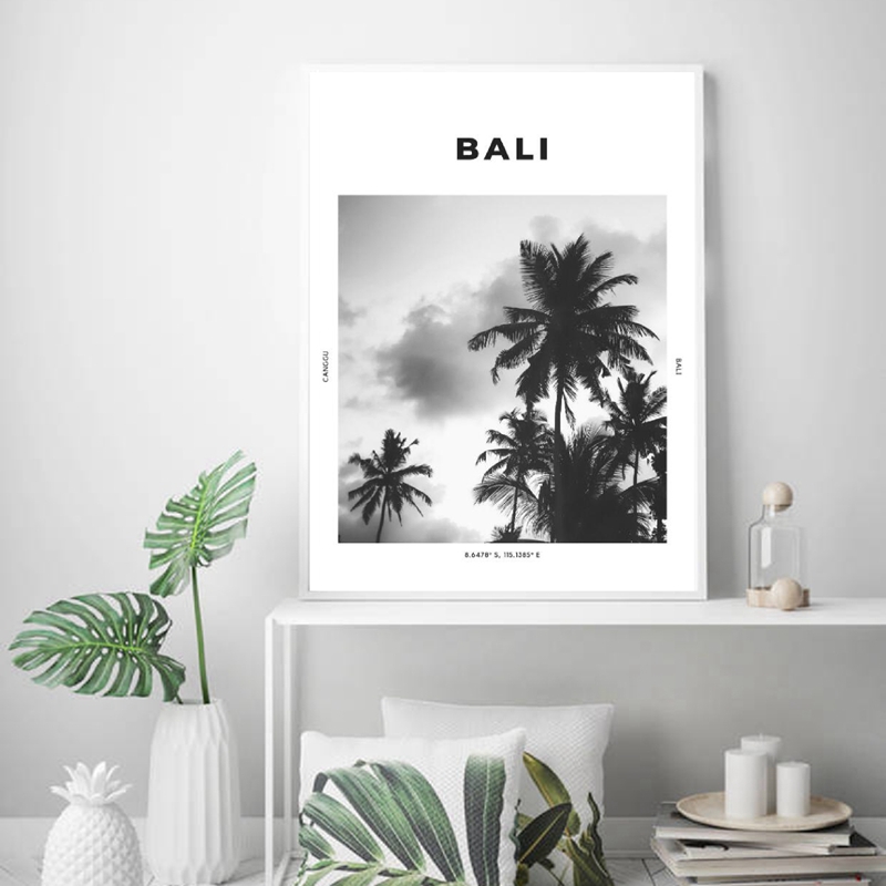 Impresión de viaje Bali, póste - Home Decor Ubud reseña y precio