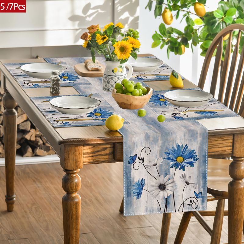 VIKAMA Juego de Manteles Indiv - Linen Table Runner reseña y precio