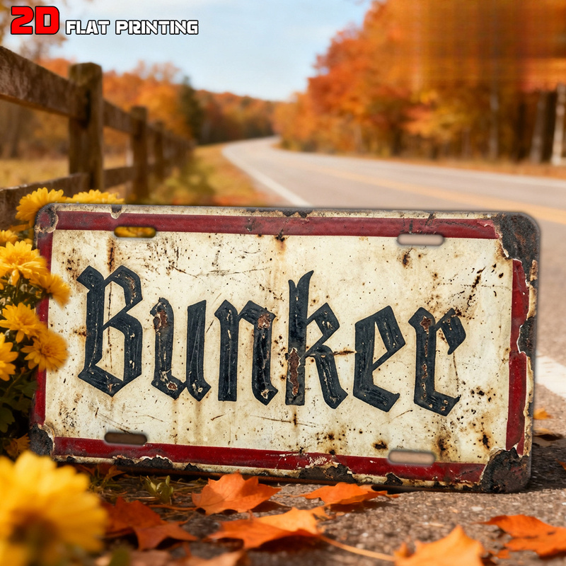 Letrero retro de Bunker Fun, d - Home Decor Outside reseña y precio