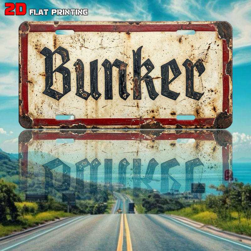 Letrero retro de Bunker Fun, d - Home Decor Outside reseña y precio