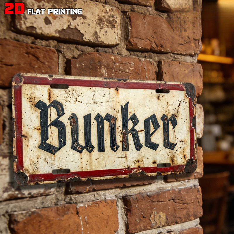 Letrero retro de Bunker Fun, d - Home Decor Outside reseña y precio