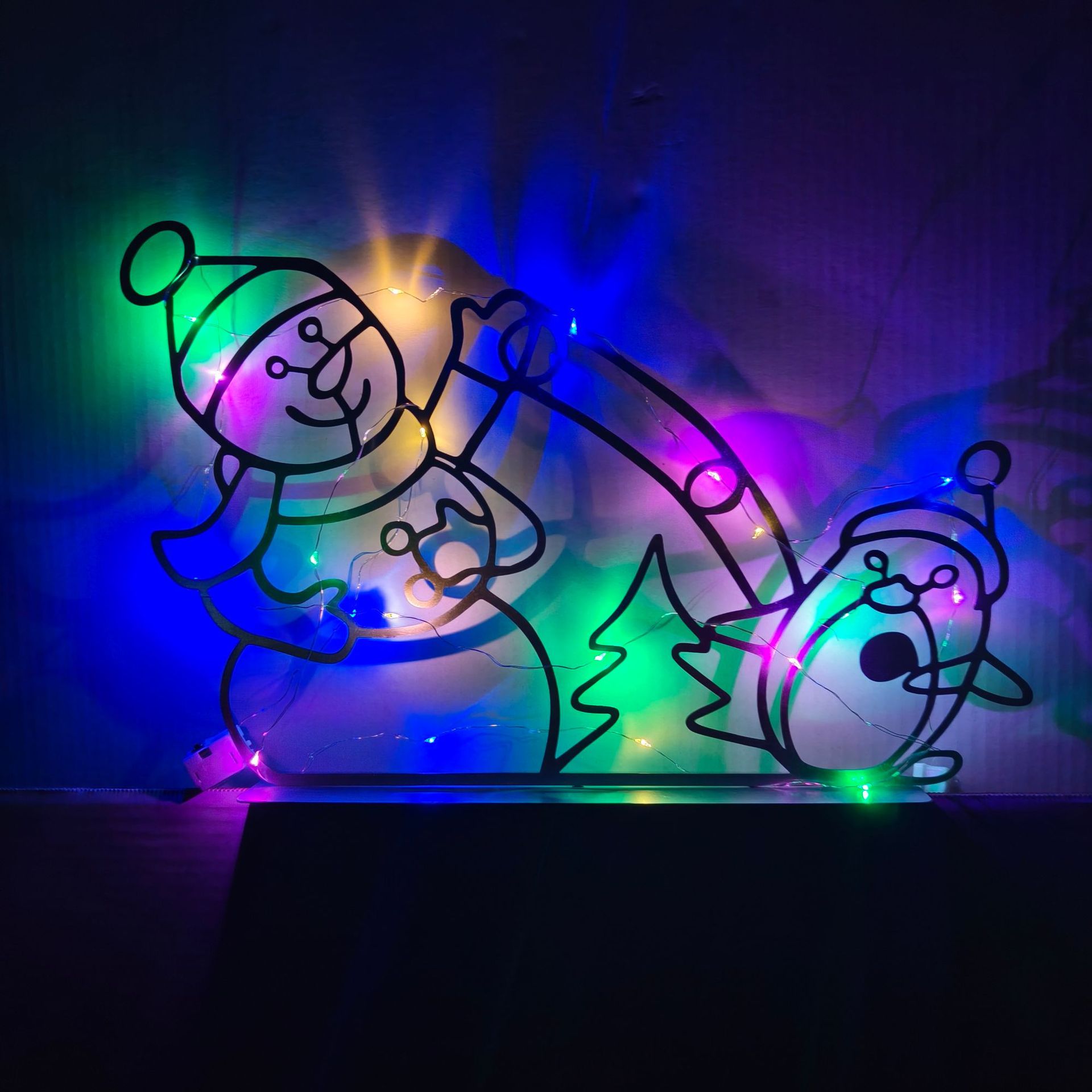 Bola de nieve animada, luz LED - Home Decor Outside reseña y precio