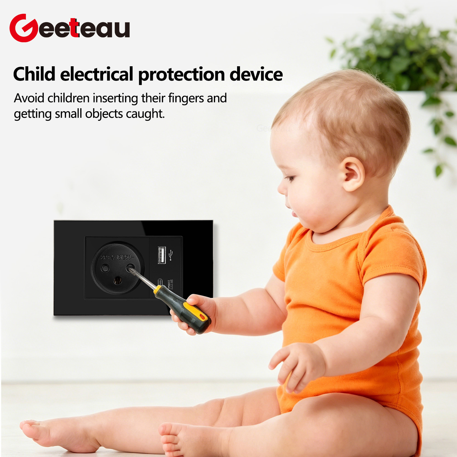 Enchufe de Pared Geeteau Tipo  - Home Decor Outlet reseña y precio