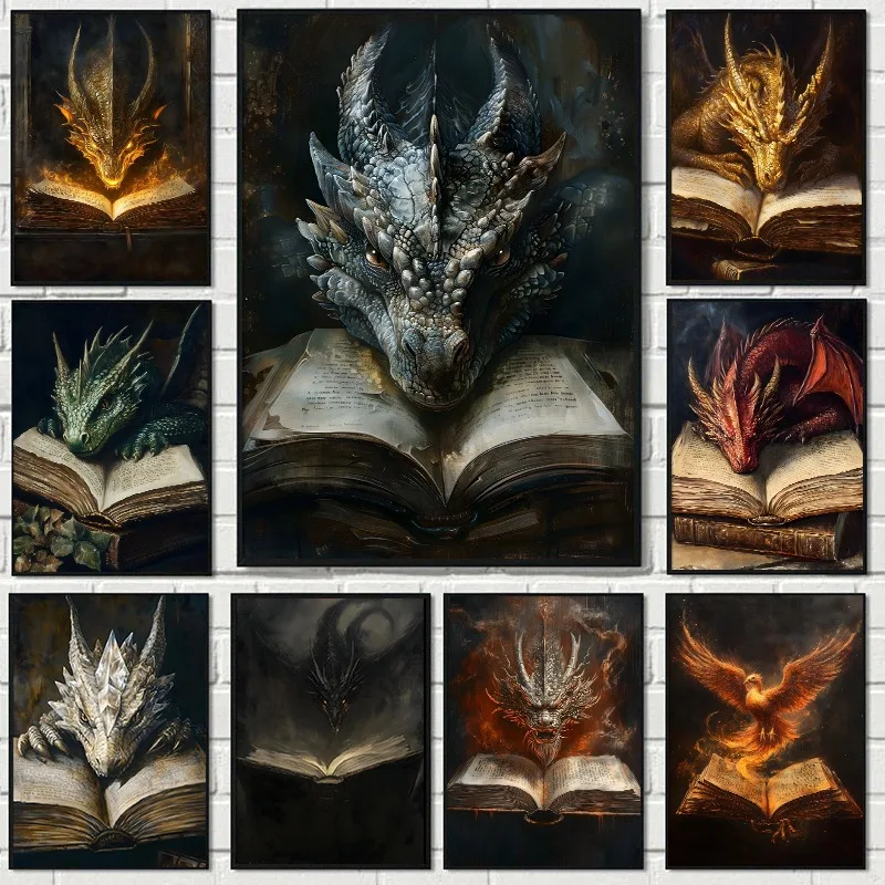 Póster de libro de lectura de  - Home Decor Gothic reseña y precio