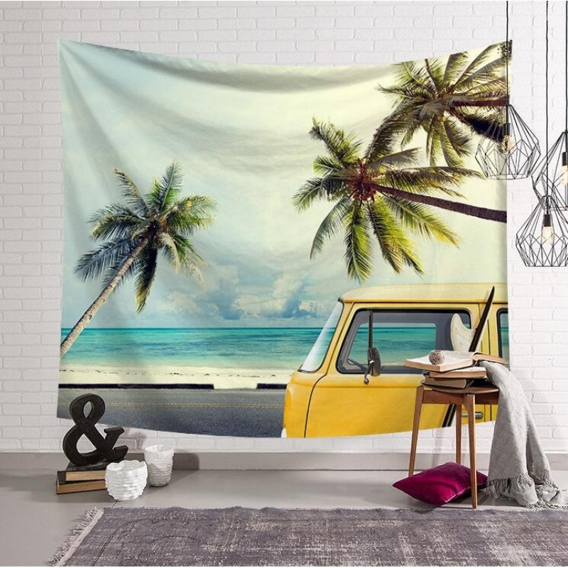 Tapiz con paisaje de Santorini - Aesthetic Tapestry reseña y precio