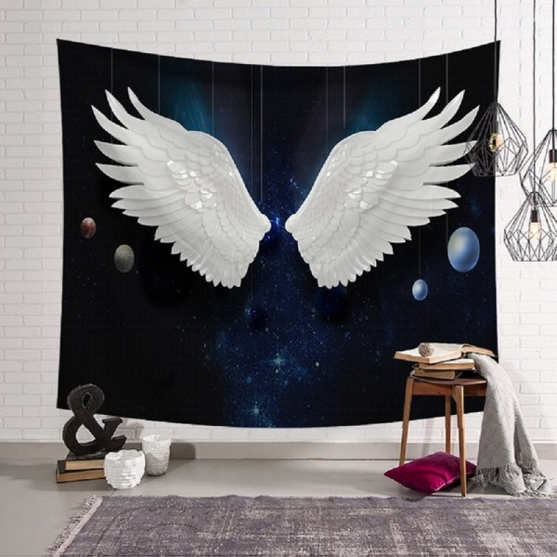 Tapiz con paisaje de Santorini - Aesthetic Tapestry reseña y precio