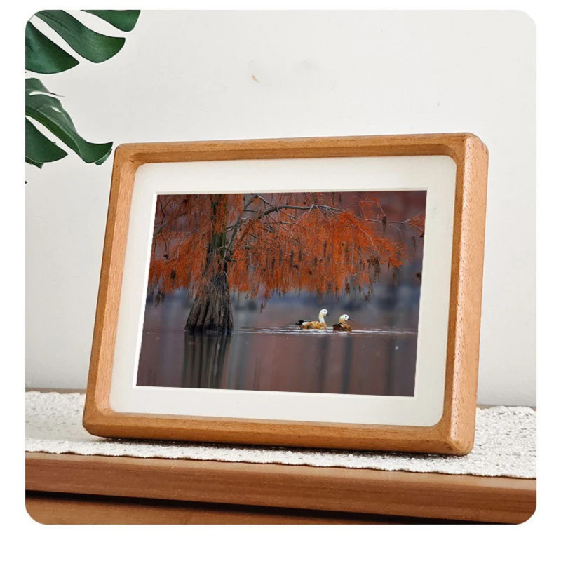Marco de fotos de madera maciz - Bamboo Photo Frame reseña y precio