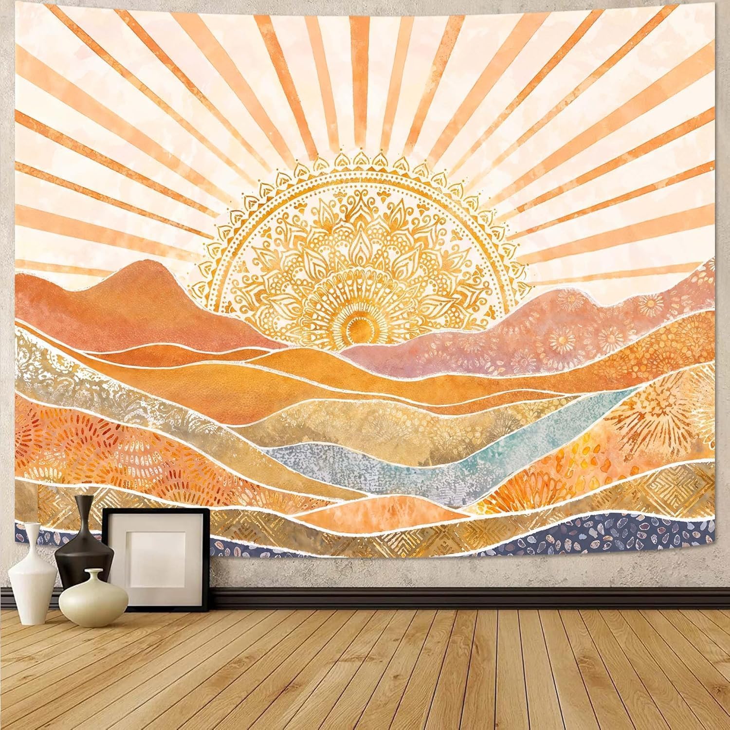 Tapiz Estético Bohemio con Dis - Aesthetic Tapestry reseña y precio