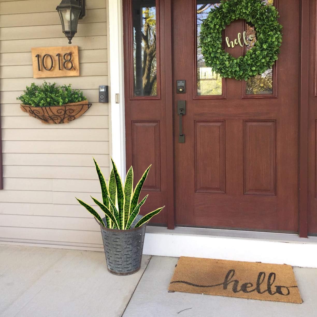 4 Uds. De plantas artificiales - Home Decor Store reseña y precio