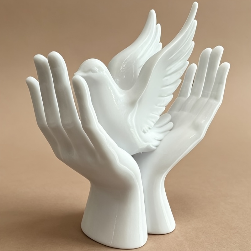 Estatua de Mano de la Paz de 1 - Abstract Sculpture Resin reseña y precio