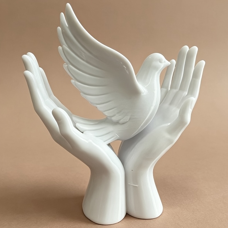 Estatua de Mano de la Paz de 1 - Abstract Sculpture Resin reseña y precio