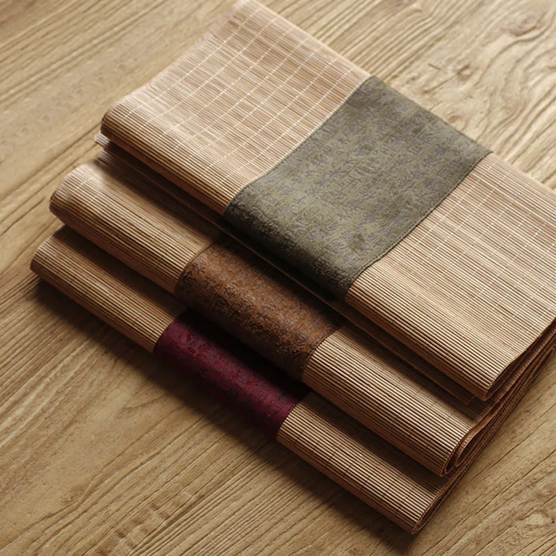 Mantel de Té de Bambú y Lino,  - Linen Table Runner reseña y precio