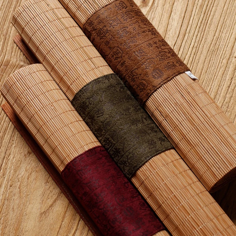 Mantel de Té de Bambú y Lino,  - Linen Table Runner reseña y precio