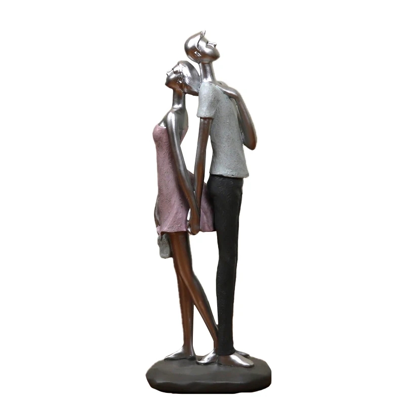 Escultura Romántica de Amantes - Abstract Sculpture Resin reseña y precio
