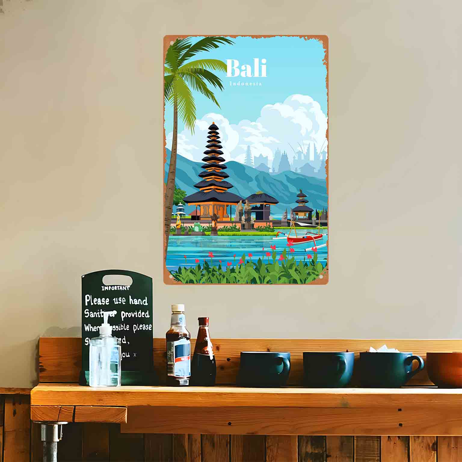 Letrero Metálico Decorativo 2D - Home Decor Bali reseña y precio