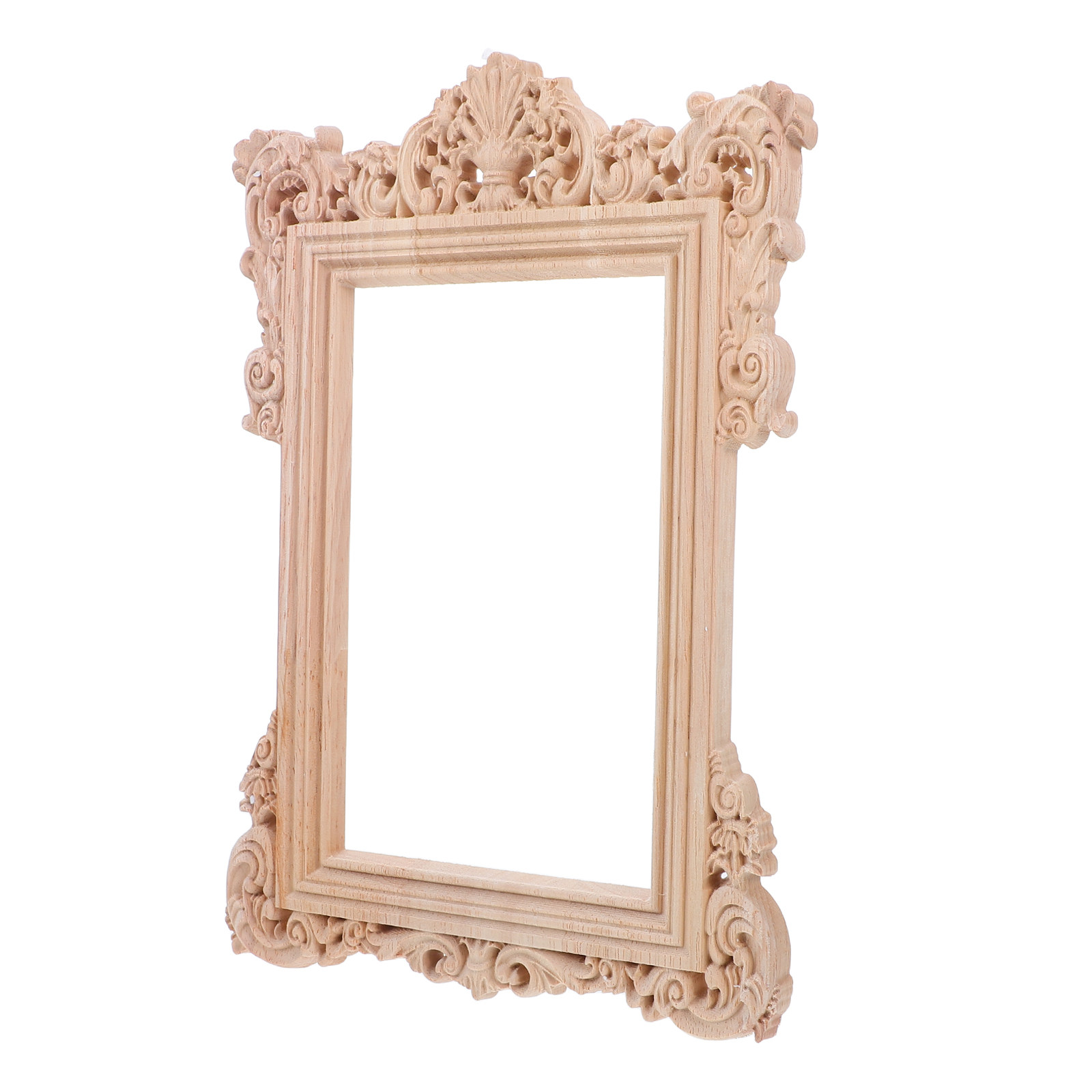 Marco de madera tallada sin ac - Bamboo Photo Frame reseña y precio