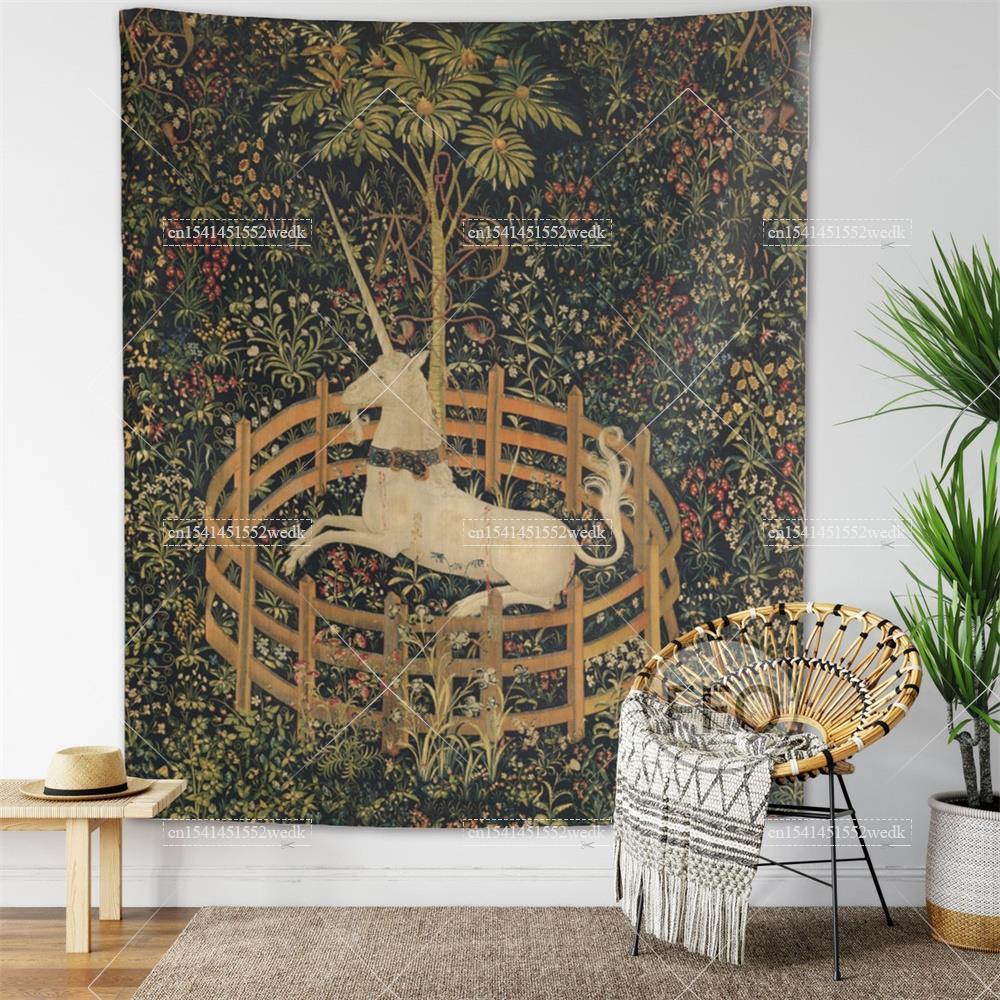 Tapiz de pared de Unicornio en - Aesthetic Tapestry reseña y precio