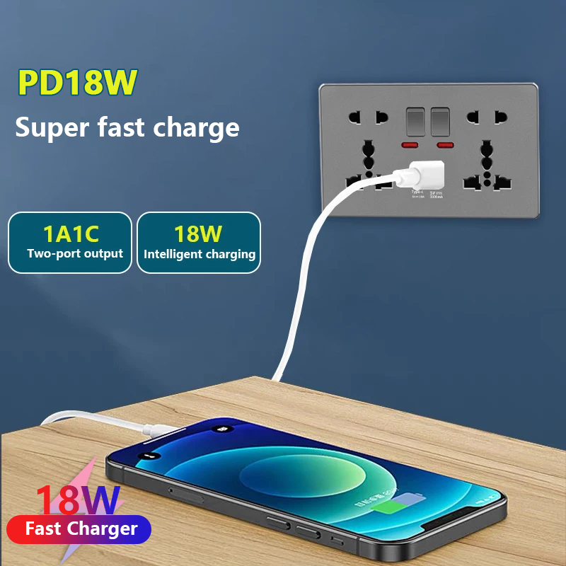Reino Unido 13A con USB tipo c - Home Decor Outlet reseña y precio