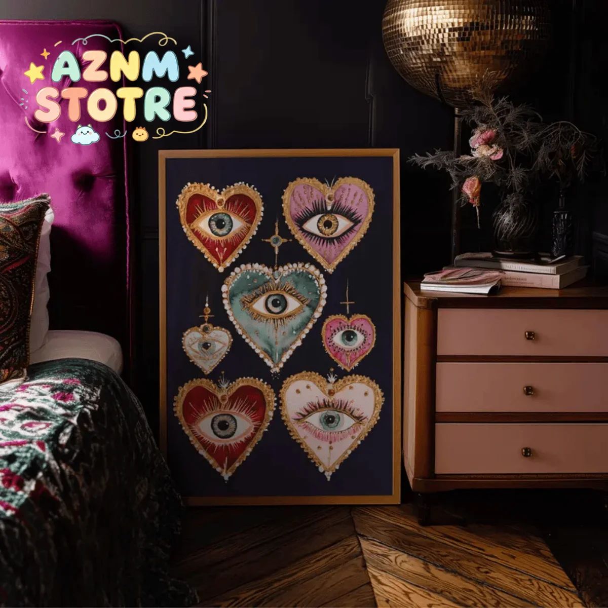 Póster de lienzo vintage con o - Home Decor Gothic reseña y precio