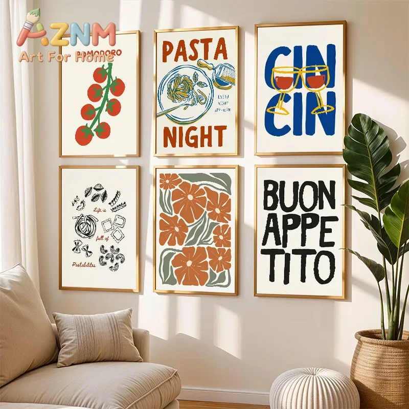 Póster de arte lineal con moti - Home Decor Online Free reseña y precio