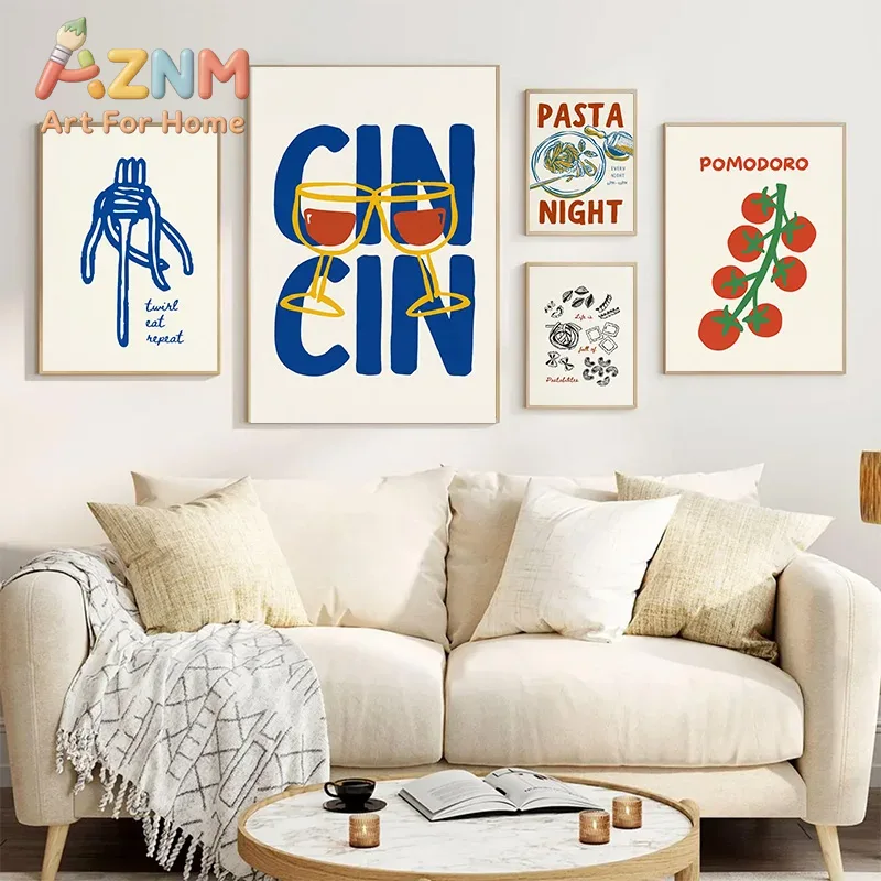Póster de arte lineal con moti - Home Decor Online Free reseña y precio