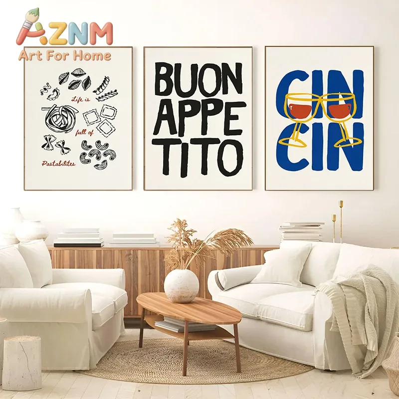 Póster de arte lineal con moti - Home Decor Online Free reseña y precio
