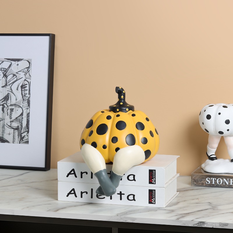 Adorno de Calabaza con Diseño  - Abstract Sculpture Resin reseña y precio