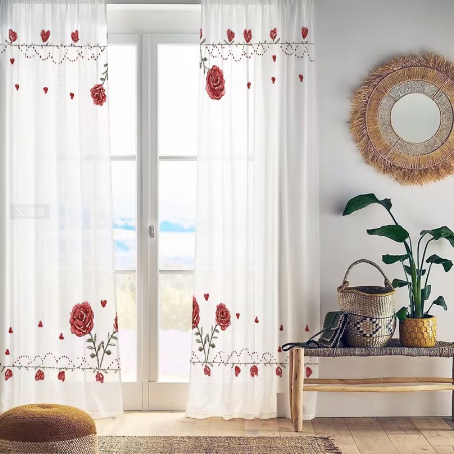 2 Cortinas Transparentes con E - Home Decor Gothic reseña y precio