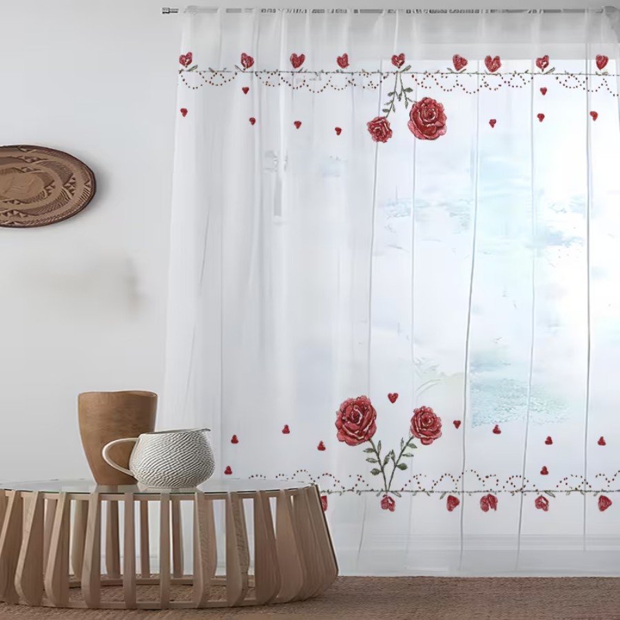 2 Cortinas Transparentes con E - Home Decor Gothic reseña y precio