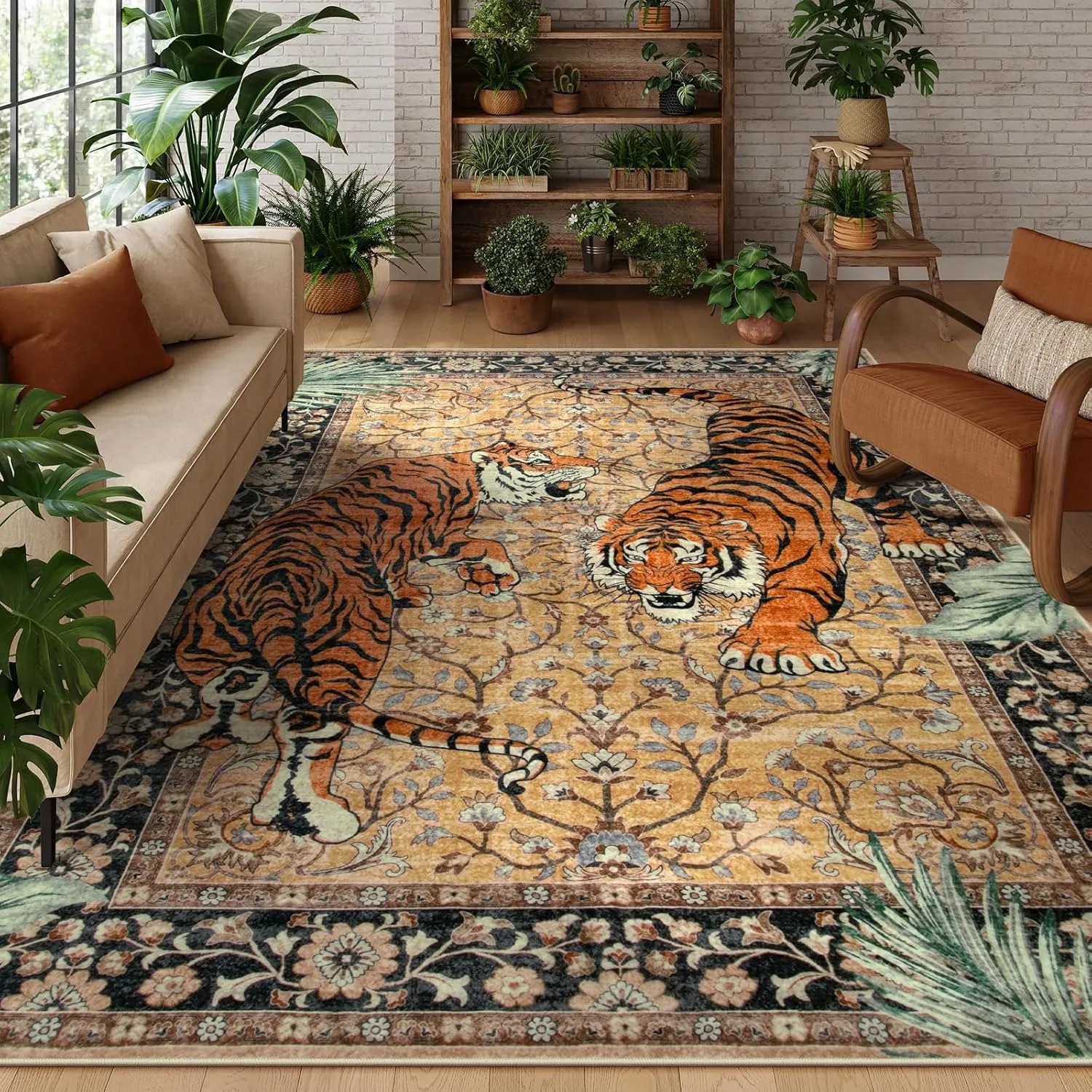 Alfombra de Tigre de la Selva  - Home Decor Online Free reseña y precio