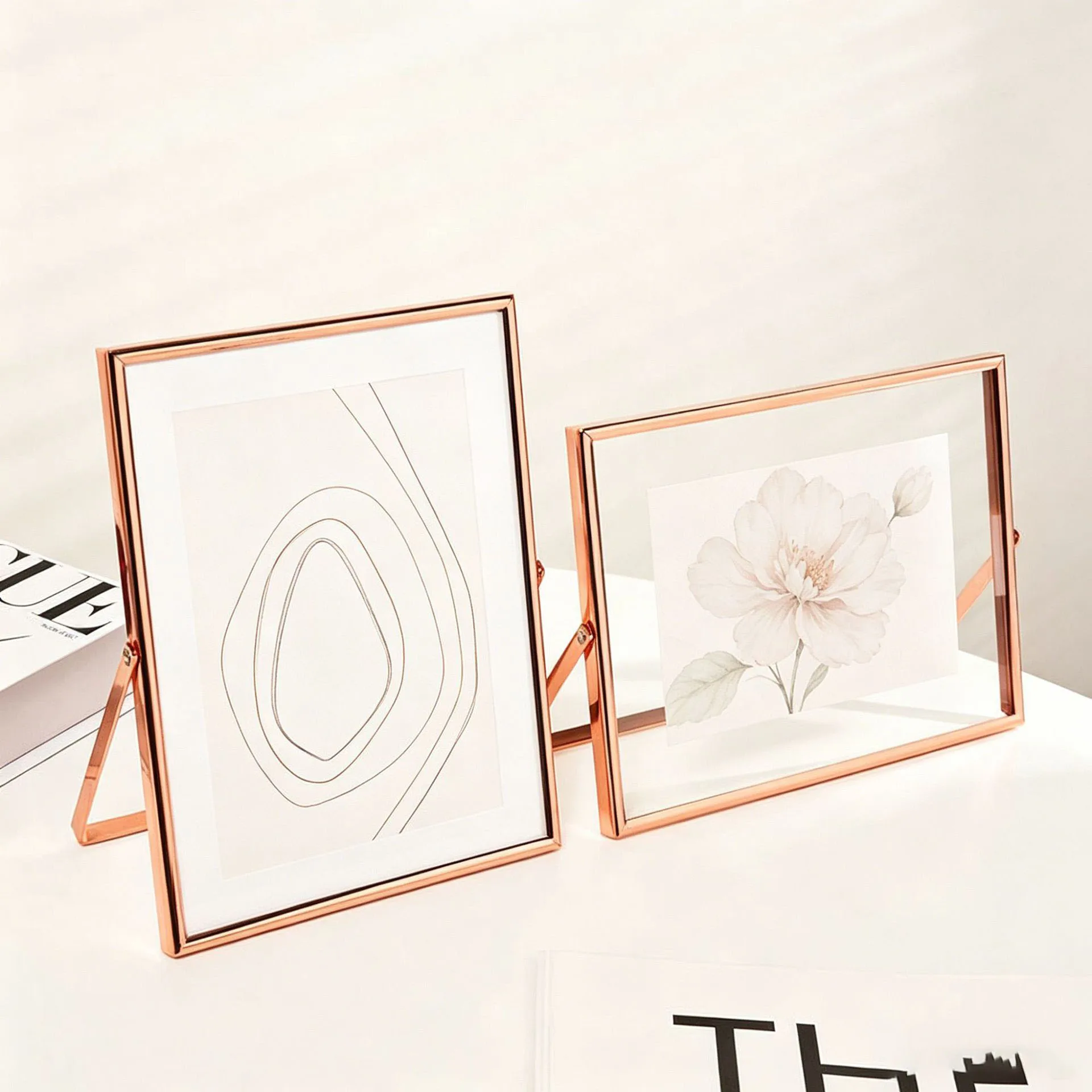 Marco de fotos de cristal tran - Bamboo Photo Frame reseña y precio
