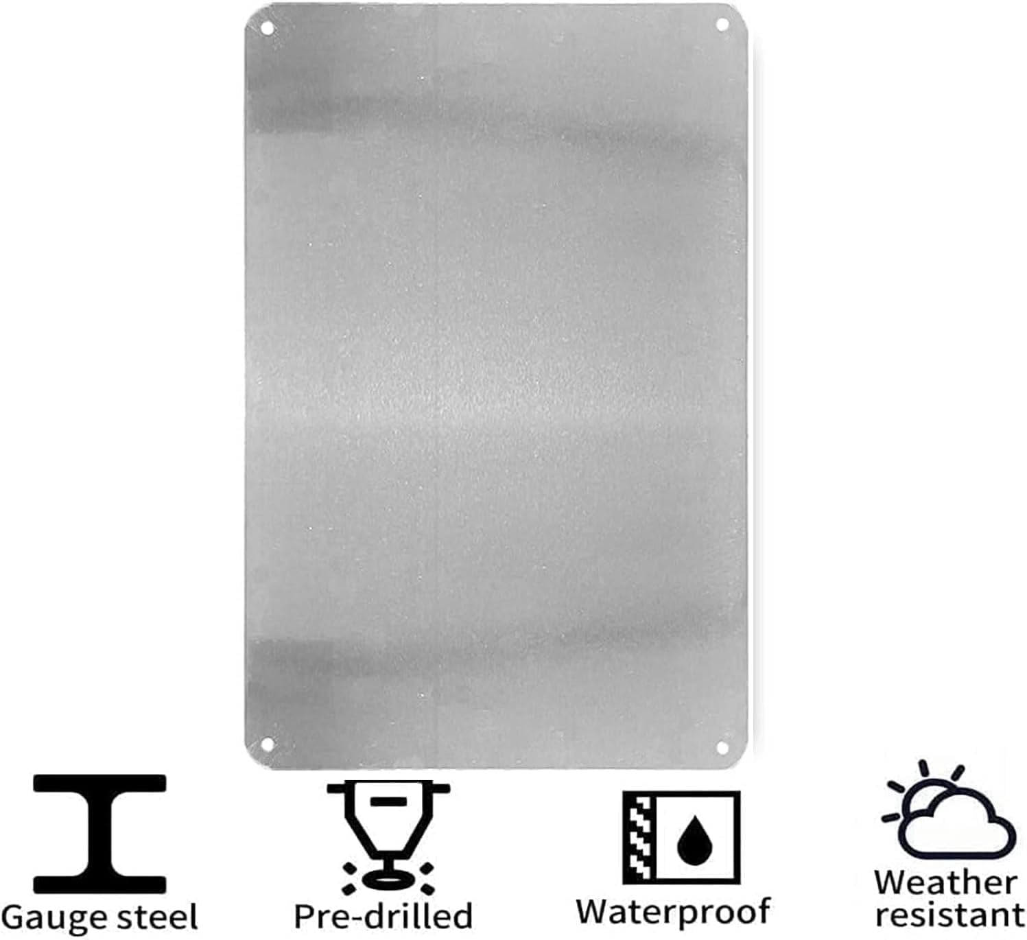 Letrero de Metal Gótico, Placa - Home Decor Gothic reseña y precio