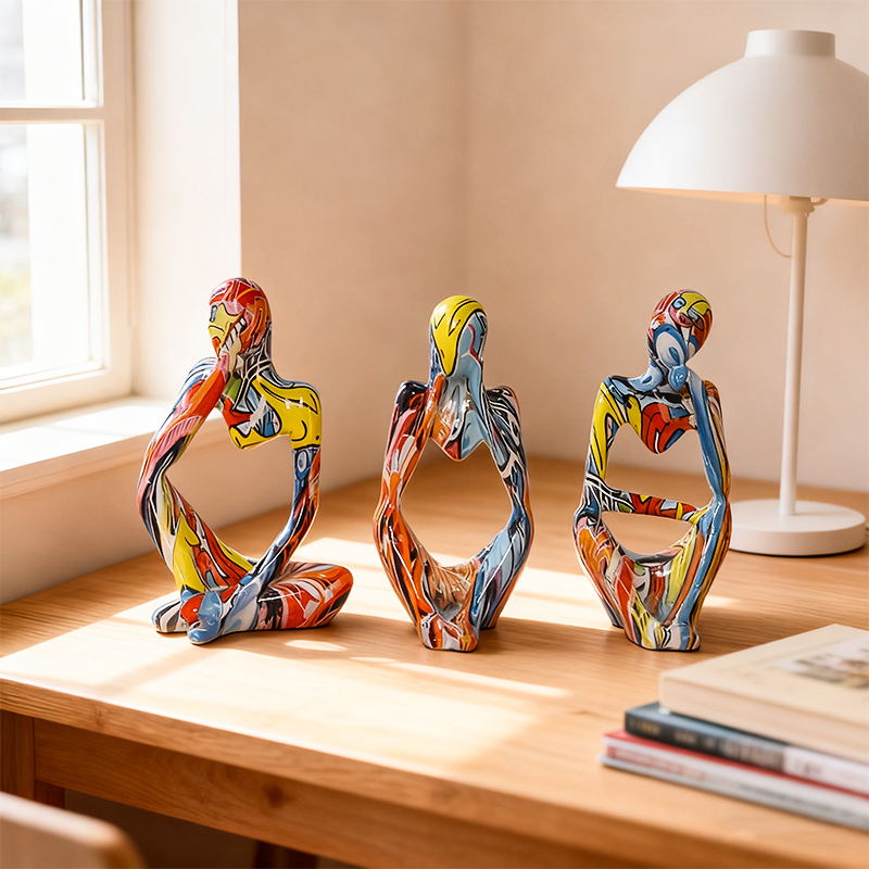 Escultura de figura abstracta  - Abstract Sculpture Resin reseña y precio