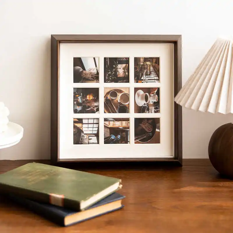 Expositor de marcos de fotos c - Bamboo Photo Frame reseña y precio