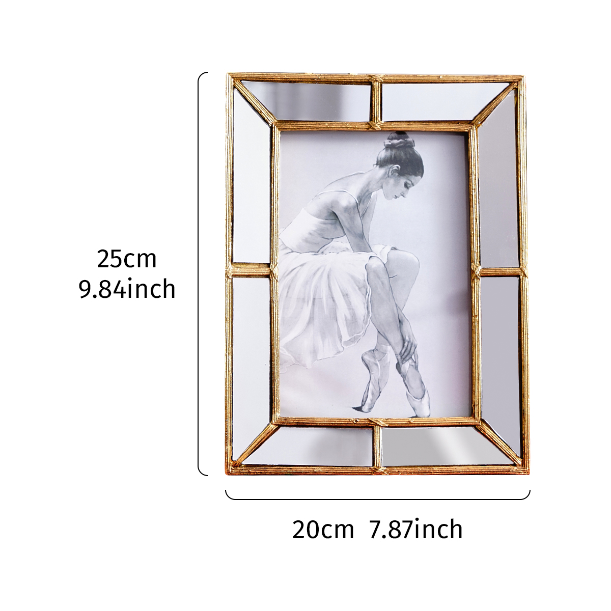 1 unidad, un marco para fotos  - Bamboo Photo Frame reseña y precio