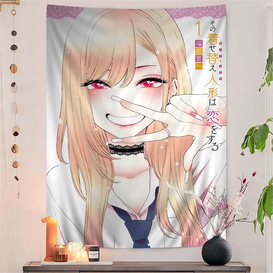 Tapiz de pared de anime My Dre - Aesthetic Tapestry reseña y precio