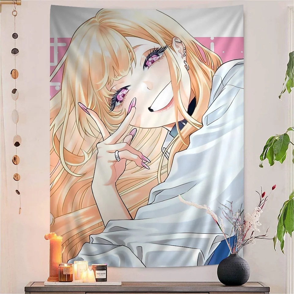 Tapiz de pared de anime My Dre - Aesthetic Tapestry reseña y precio