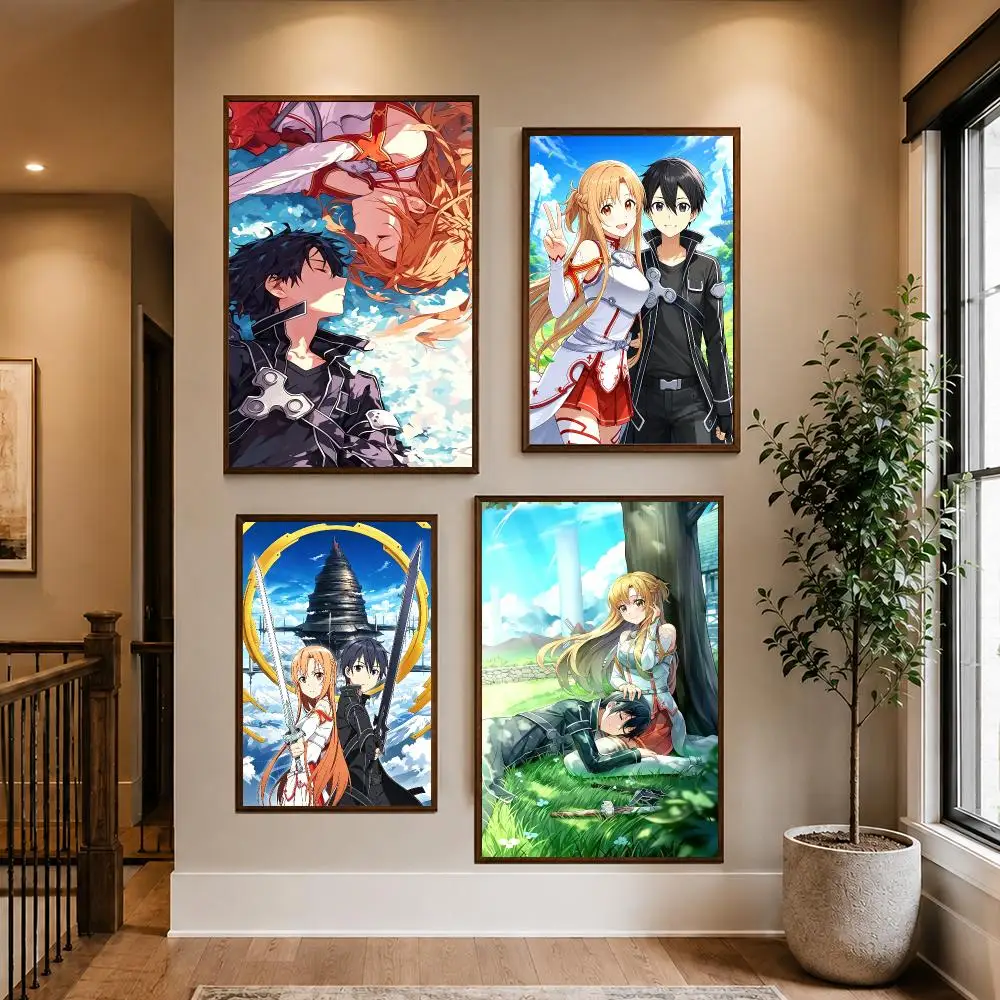 Póster de Anime Sword Online c - Home Decor Online Free reseña y precio
