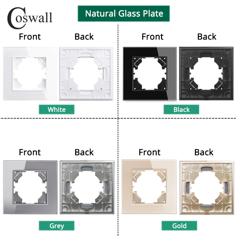 COSWALL Panel de vidrio dorado - Home Decor Outlet reseña y precio
